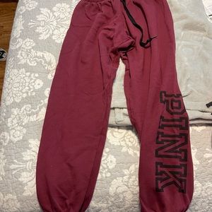 VS Pink joggers worn once size womens small